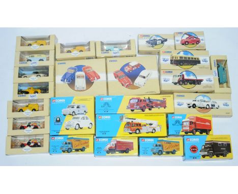 Corgi, a mixed boxed group of commercial vehicles to include, 51901 American La France Ariel Ladder Truck with Closed Tiller,