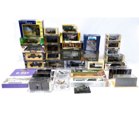 Solido, Atlas Editions, Schuco, Victoria and similar, a boxed and carded Military and Aviation group to include 3246772 GAZ 6