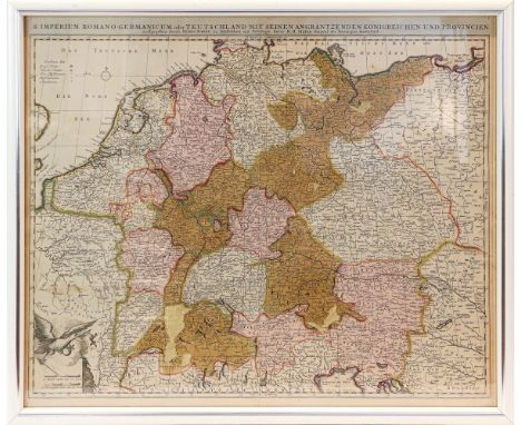 Hl. Römisches Reich Deutscher Nationen, M. 18. Jh. "S. Imperium Romano-Germanicum oder Teutschland mit seinen angrenzenden Kö