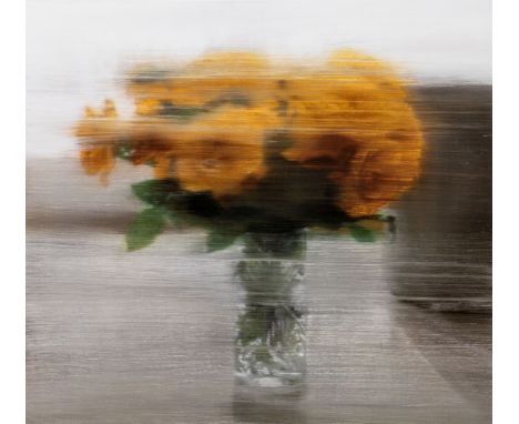 Richter, Gerhard  (geb. 1932 in Dresden) Rosen (1994)  Offsetdruck. 46×50,8 auf 62×63 cm. Auflage 500 Exemplare. Verlag der B