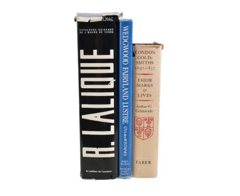 Three art referance works: Felix Marcilhac, R. Lalique; Catalogue Raisonne De L'Oeuvre De Verre (1989); Una des Fontaines, We