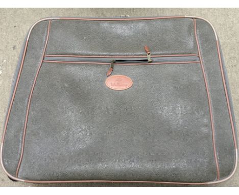 A vintage Mulberry scotch grain suitcase 20x64x54cm approx
