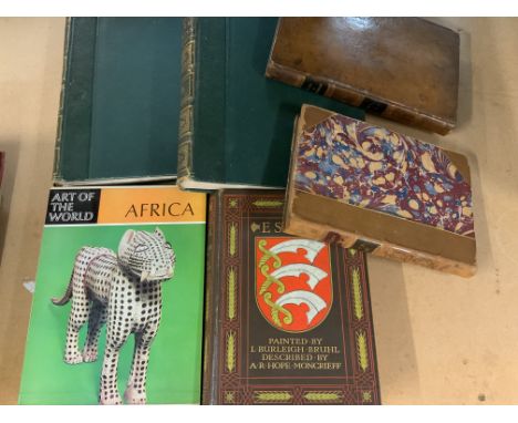 A small collection of vintage refrence books including ESSEX Painted by L. Burleigh Bruhl, Moncrieff, A. R. Hope Published by