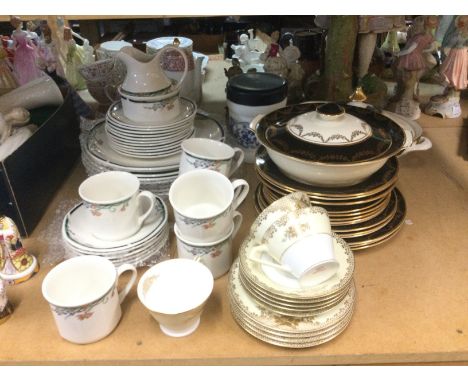 A collection of ceramics including Royal Doulton tableware in Juno pattern, Noritake teacups and saucers etc. NO RESERVE