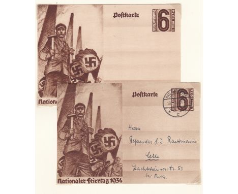 Germany Air Issue SG526-536 used set; Env cancel on SG491; Michel P251  x 2 use &amp; unused; SG537 m/m, SG538-540 used; SG54