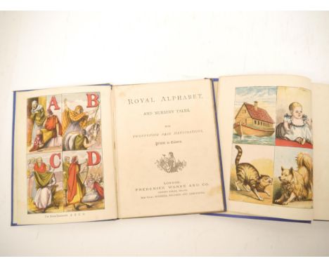 Two Nineteenth Century Juvenile literature works, each alphabet books/nursery rhymes with coloured plates: 'The Coloured Albu