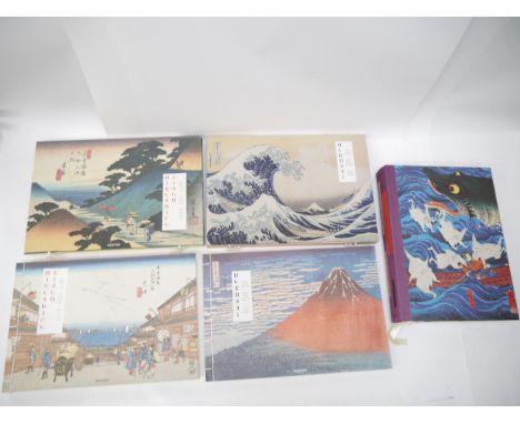 (Ukiyo-e, Floating world, Japanese Art.) Three large folio works published by Taschen, all profusely illustrated throughout, 