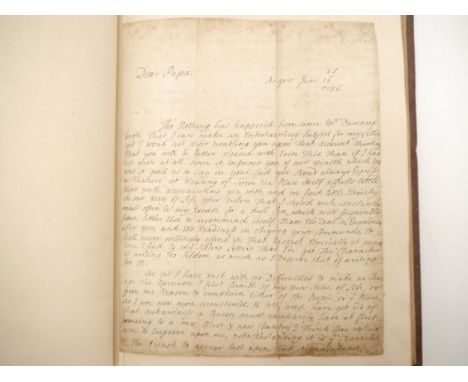 (Grand Tour Autograph Letters.) George Montagu-Dunk, 2nd Earl of Halifax (1716-1771), British Statesman who became known as t