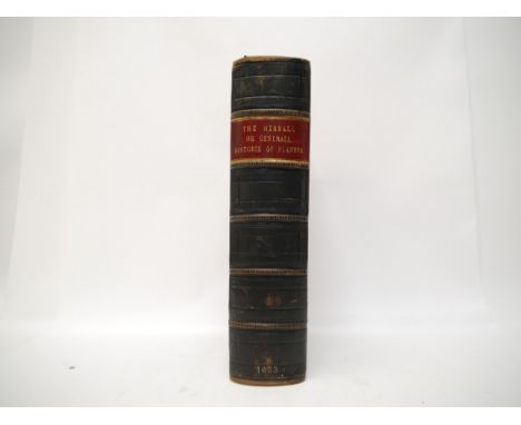 John Gerard: 'The Herball or Generall Historie of Plantes. Gathered by John Gerarde of London Master of Chirurgerie. Very muc