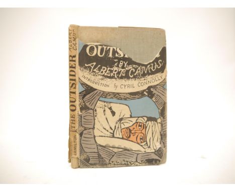 Albert Camus: 'The Outsider', London, Hamish Hamilton, 1946, 1st edition in English, 1st impression, original cloth gilt, dus