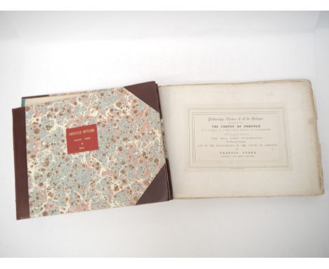 Francis Stone: 'Picturesque Views of the Norfolk Bridges', 1830-1831, four parts bound in two volumes, 84 lithograph plates a