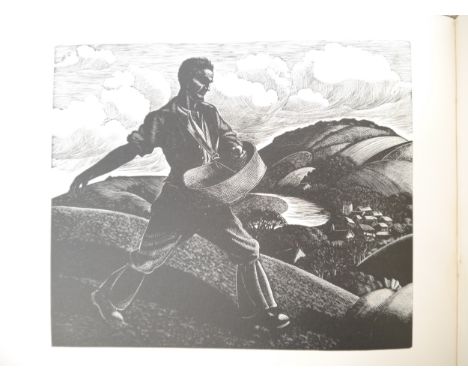 Clare Leighton (1898-1989): 'The Farmer's Year. A Calendar of English Husbandry', London, Collins, 1933, 1st edition, wood en