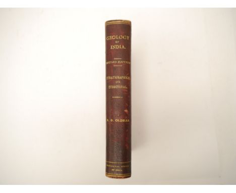R.D. Oldham: 'A Manual Of The Geology Of India: Chiefly Compiled From The Observations Of The Geological Survey. Stratigraphi