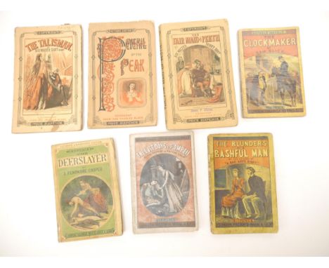 Seven Victorian novels in yellow wrappers, similar to hardback Yellowbacks, including Sam Slick: 'The Clockmaker', London, Fr