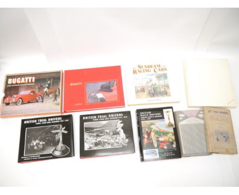 Seven volumes assorted Motoring and Motor Racing books, comprising Hugh Conway &amp; Jacques Greilsamer: 'Bugatti', Lausanne,