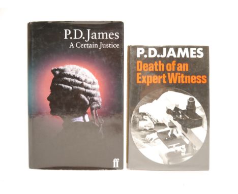 P.D. James, two crime fiction titles, both signed first editions, both original cloth, both in dust wrappers: 'Death of an Ex