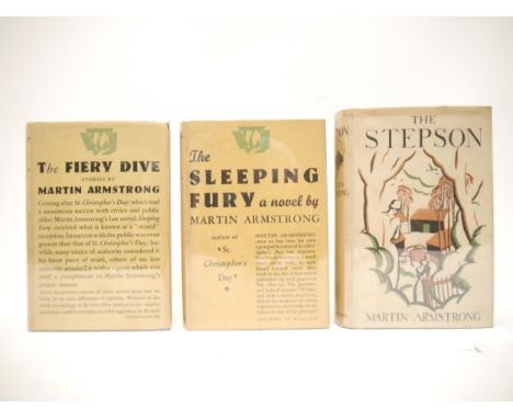 Martin Armstrong, three first edition titles, all original cloth, all in dust wrappers: 'The Stepson', London, Jonathan Cape,