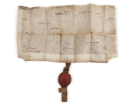 Lindsay, Patrick, Archbishop of Glasgow (1566-1644) Charter granter and confirming to "Johanis Barteo" of Land in Hallhill [F