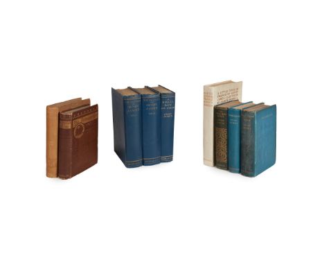 James, Henry 9 volumes, first or early editions, comprising Portrait of a Lady. Boston: Houghton, Mifflin &amp; Co., 1882. Se