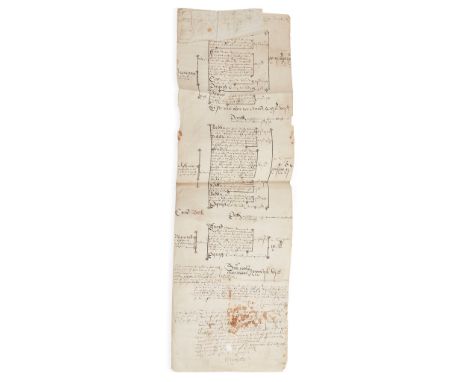 Paulet, William, 1st Marquis of Winchester (c.1483-1572) Aston Tirrold and East Hendred, Berkshire/Oxfordshire Document signe