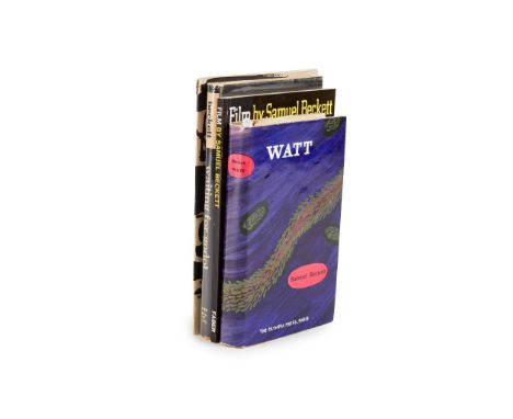 Beckett, Samuel 4 items, comprising Waiting for Godot London: Faber and Faber Limited, 1956. First UK edition, 8vo, original 