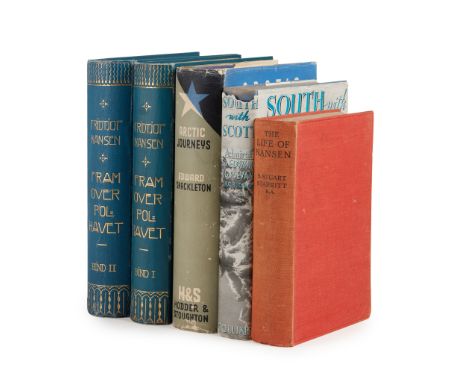 Polar Exploration 5 volumes, comprising Shackleton, Edward Arctic Journeys. London: Hodder &amp; Stoughton Limited, [1937]. F