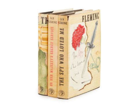 Fleming, Ian 3 volumes The Spy who Loved Me. London: Jonathan Cape, 1962. First edition, 8vo, original cloth, dust-jacket not