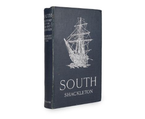 Shackleton, Sir Ernest South London: William Heinemann, 1919. 8vo, first edition, second impression (December 1919), folding 