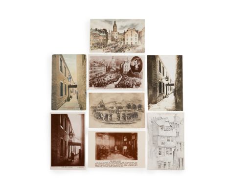 Burns, Robert A very large collection of 5 albums and first day covers comprising approximately 1000 postcards relating to Ro
