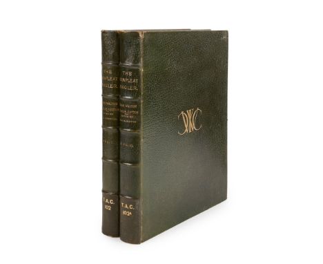 Walton, Izaak - Charles Cotton The Compleat Angler London: Sampson Low, Marston, Searle and Rivington, 1888. 2 volumes, large