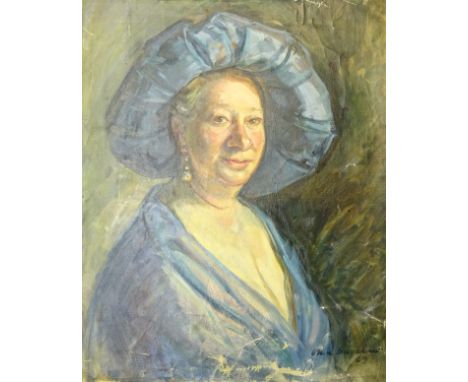 Olive Bagshaw (Northern British fl.1965-1978): Portrait of Dolly and seven other portraits, oils on canvas four signed some t