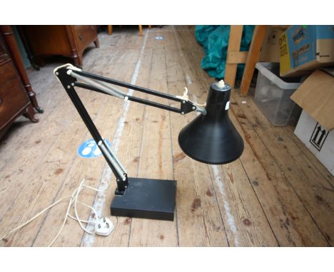 Flexi desk light on stand, of vintage era