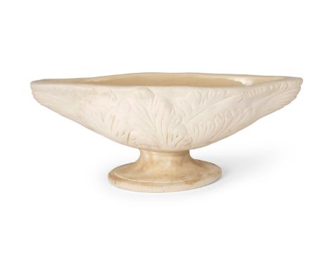 Florence Standfast for Constance Spry (1886-1960), produced by Fulham Pottery    Fern-sided 'No. 80' mantle vase, circa 1935 