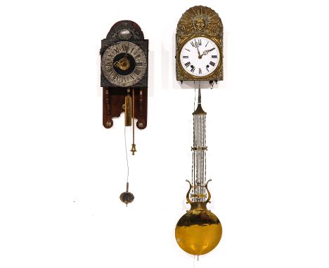 Including Comtoise clock, tallest clock is 61 cm.