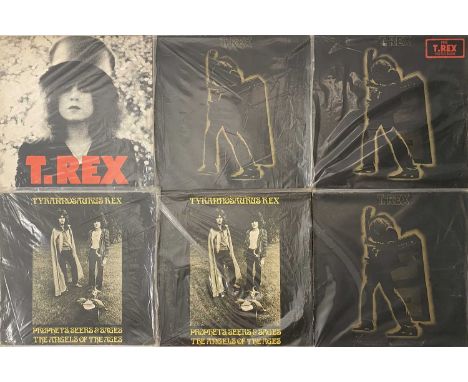 GLAM LP COLLECTION (T REX/ SLADE/ SAHB). A smashing collection of 42 glam rock LPs. Artists/ titles include T Rex inc Electri