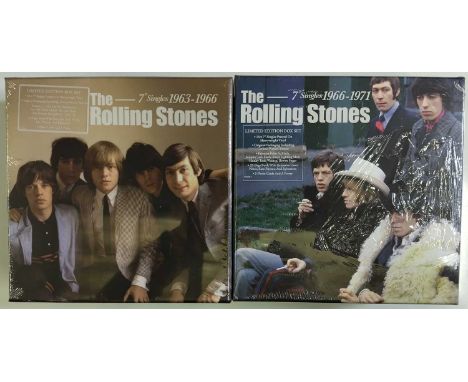 ROLLING STONES, BEATLES, AND RELATED 7" COLLECTION - a collection of approximately 60 Rolling Stones, Beatles, and related 7"