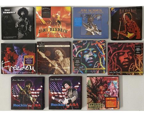 JIMI HENDRIX - CD COLLECTION. A collection of 11 x CDs (including sets), mainly private releases. Titles include The Clock Th