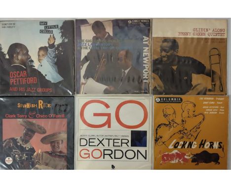 JAZZ - LP COLLECTION (WITH RARITIES). Around 44 x LPs strictly for cool cats. To include Clark Terry &amp; Chico O'Farrill - 