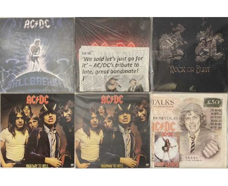 AC/ DC - LP COLLECTION. A quality collection of 20 LPs by heavy rock legends AC/ DC. Titles include Rock Or Bust, Money Talks