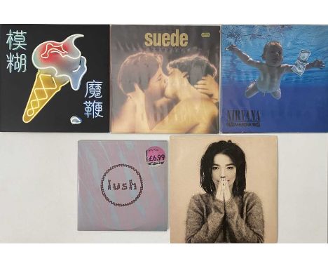 90s ICONS! - LP PACK (ORIGINAL PRESSINGS). A pack of 4 x LPs. Artists/ Titles are Nirvana - Nevermind (stock original, upside
