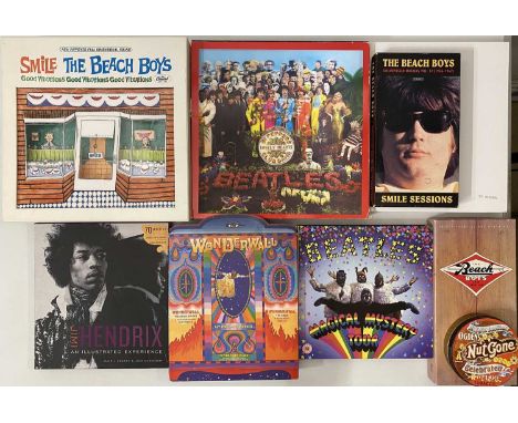 60S ROCK CD AND VINYL BOXSETS - a collection of 9 60s Rock CD and vinyl boxsets. Collection to include: The Beach Boys - The 