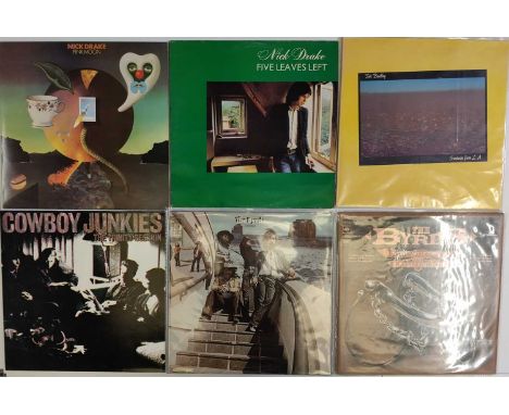 FOLK - LP COLLECTION. A collection of approx 37 x LPs. Nick Drake inc Pink Moon (RE), Five Leaves Left (RE), Tim Buckley - Gr