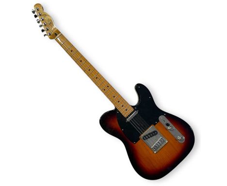 A 2018 Mexican Fender Player Telecaster MN 3TS electric guitar with sunburst finish. Serial: MX18131498. Very minor scuffs to