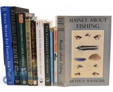 Ten Fishing Books - Mainly About Fishing 1959 Arthur Ransome, Coarse Fishing in Wessex 1978 Owen Wentworth, Angling in the We