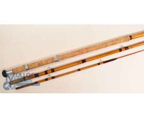 A rare opportunity to purchase a piece of angling history. A unique B James &amp; Son, London, England, 14' 3 piece prototype