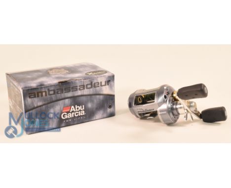 Abu Ambassadeur Revo Toro 51 HS LHW No 1801 19/33 AK bait casting reel - side tensioner, on/off check, twin handles (with opt