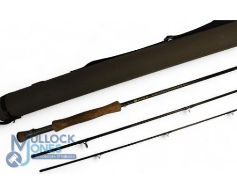 Hardy Alnwick "The Sirrus" carbon trout fly rod - 9ft 3pc line 6#, alloy uplocking reel seat, lined stripping rings, MCB and 