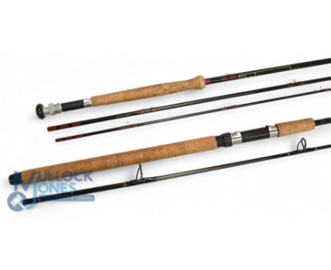 Bruce &amp; Walker Century River Trout Grilse carbon fly rod - 11ft 3" 3pc, line 5/7#, alloy uplocking reel seat, lined butt 