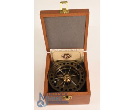J W Young &amp; Son Ltd Redditch "The Purist II" 2041 CL centre pin/trotting alloy reel, stamped S/R 0019 to frame, 4 1/2" ve