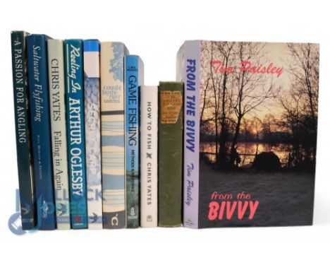 Ten Fishing Books - From the Bivvy 1994 Tim Paisley, The Angler's Week-End Book 1935 Eric Taverner &amp; John Moore, How to F